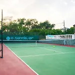 Maxim With Private Pool & Tennis Court Halikounas