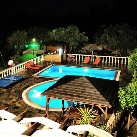 Villa Maxim With Private Pool & Tennis Court * Halikounas