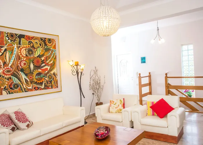 Villa Maxim With Private Pool & Tennis Court Halikounas